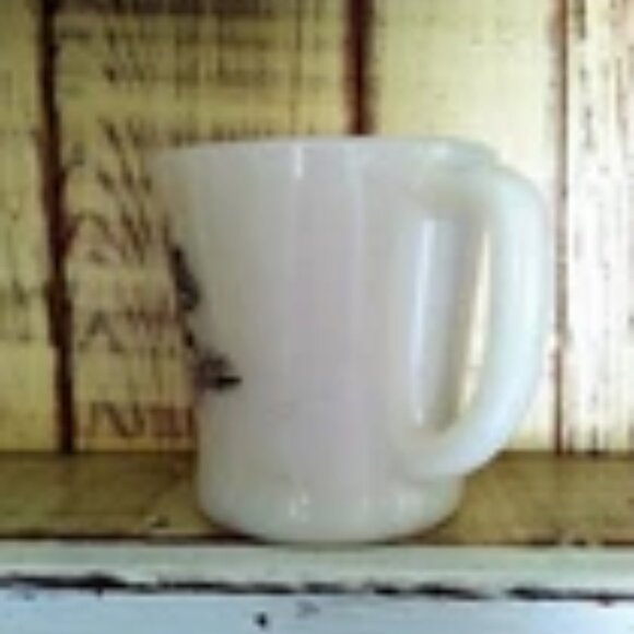 Davy Crockett Fire King Milk Glass Cup Mug 1950s Vintage Fire King - Picture 6 of 6